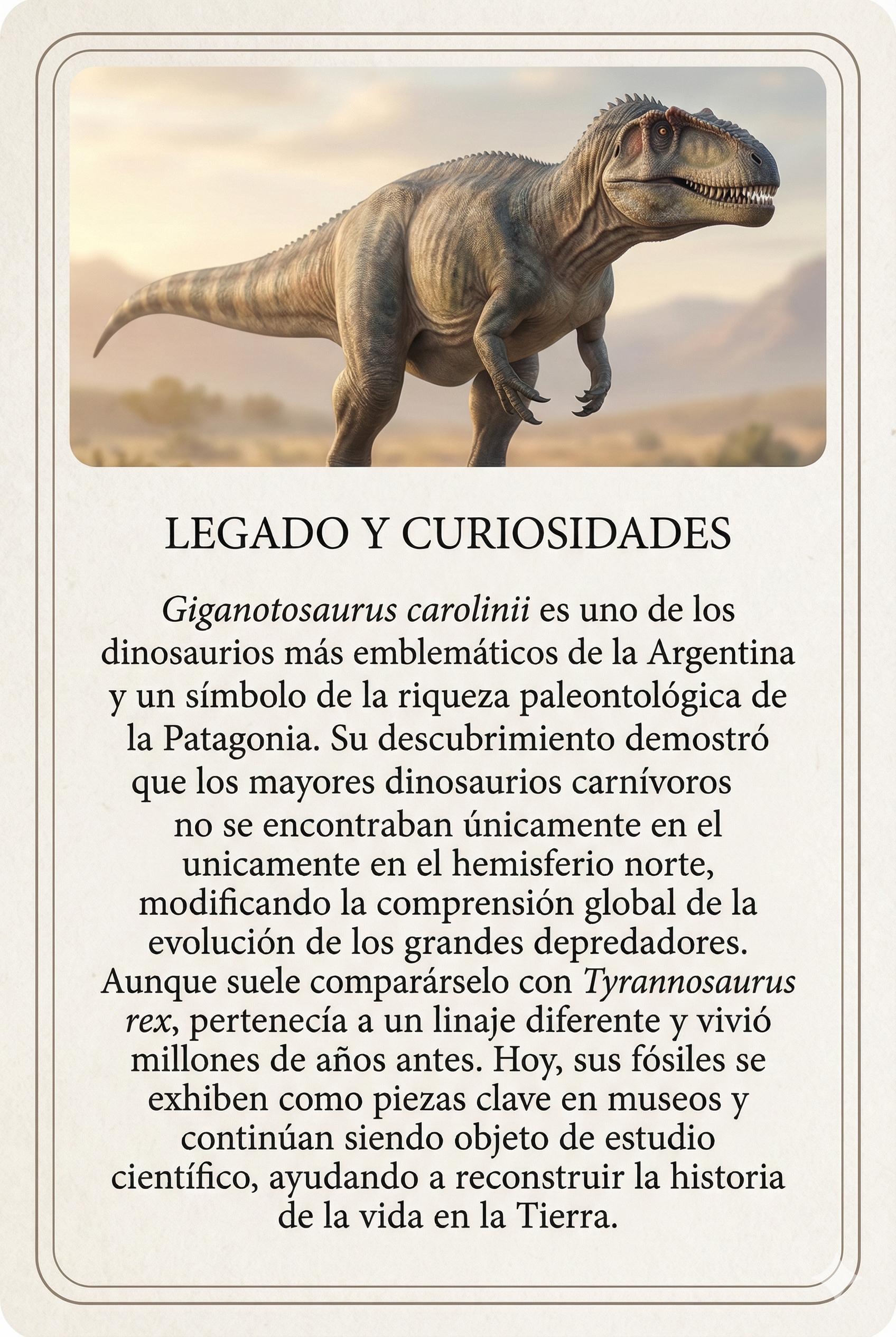 Legado y Curiosidades - información